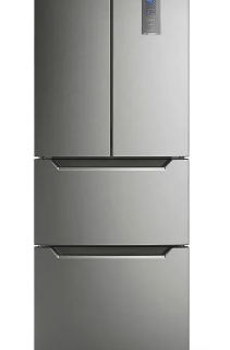 Refrigerador Fensa 298L No Frost 3 Puertas Inverter Cajón SuperFresh DM64S Inox